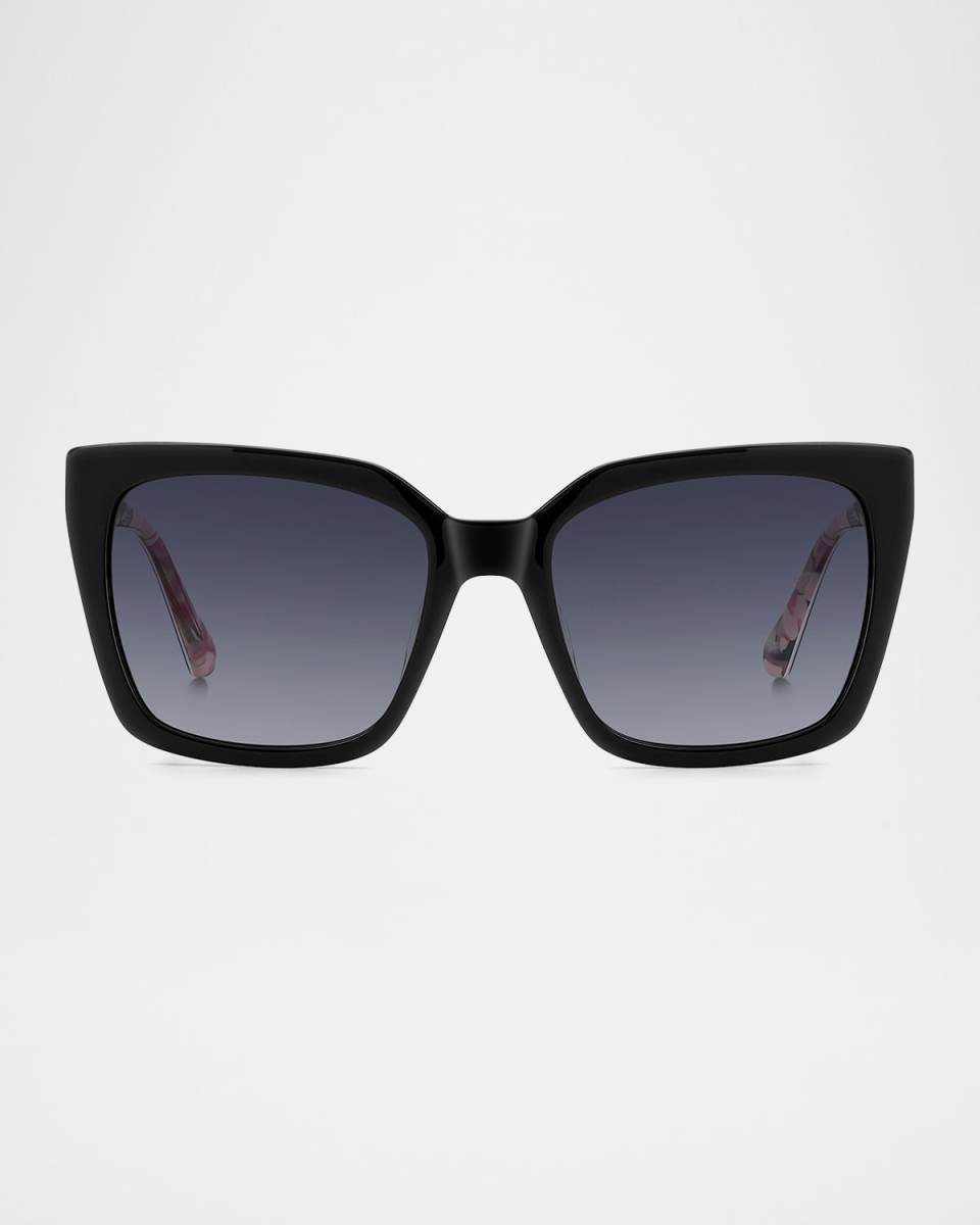 lilah square acetate sunglasses